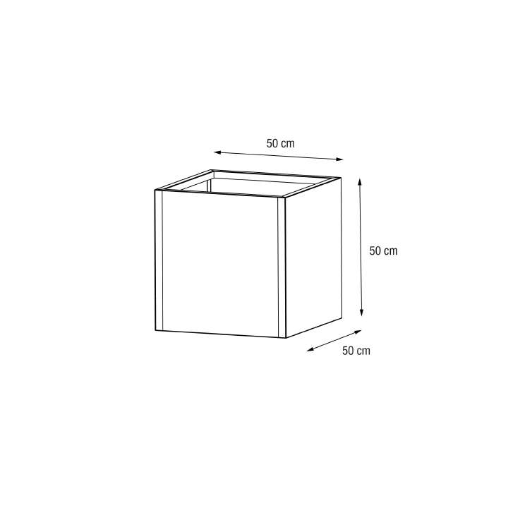 herstera Pflanzkübel Cube